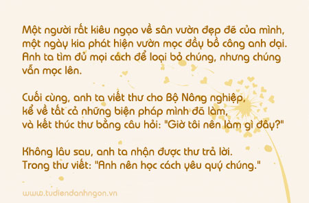Nếu không thể thay đổi những điều trong cuộc sống, hãy tìm cách yêu...