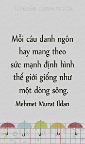 Danh ngôn hay định hình thế giới... - Mehmet Murat Ildan